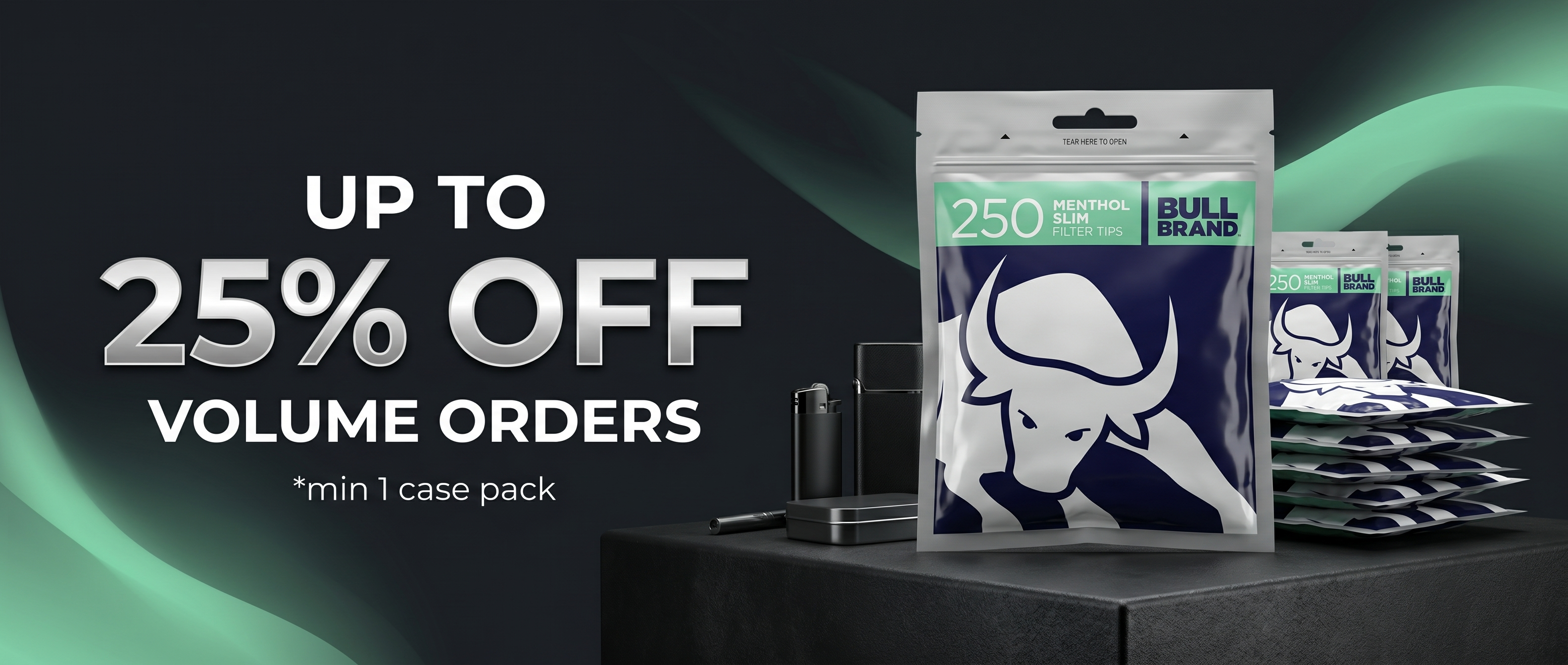 Bull Brand volume discount promotion